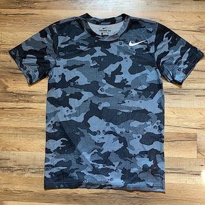 Short sleeve Dri-Fit Nike shirt.